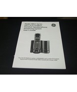 GE Model 28811 Series DECT 6.0 Cordless Handset User&#39;s Guide Manual - £10.97 GBP