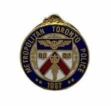 Toronto Metropolitan Police Department Law Enforcement Enamel Lapel Hat Pin - £11.78 GBP