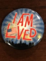 Limited Ed. Helzberg Diamonds I Am Loved Button 2009 Patriotic 4TH Of July Flag - £5.50 GBP