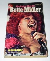 Bette Midler The Divine Miss M! Paperback Book Vintage 1975 By Baker 1st... - $34.99