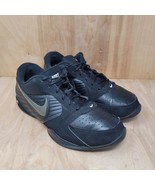 Nike Air Mens Basketball Sneakers Size 13 Baseline Low Black 386240-001 - £30.56 GBP