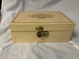 Vintage MCM Mele Jewelry Box Pink Lining - $9.45