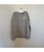 The North Face Women&#39;s Heritage Patch Crewneck Sweatshirt Light Gray Size S - £16.00 GBP