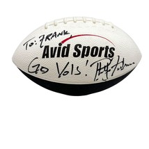 Tennessee Volunteers Phillip Fulmer Signed Football &quot;To: Frank, Go Vols!&quot; - £29.75 GBP