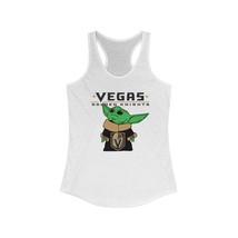 Baby Yoda Las Vegas Golden Knights Racerback Tank Top Shirt-Fitness Tank... - £14.88 GBP