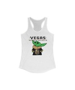 Baby Yoda Las Vegas Golden Knights Racerback Tank Top Shirt-Fitness Tank... - £14.39 GBP