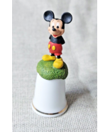 Vintage Disney Collection Porcelain Mickey Mouse Thimble - $24.57