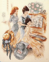 1992 Cross Stitch Piano Hour Victorian Ladies Stoney Creek Pattern      ... - $11.99