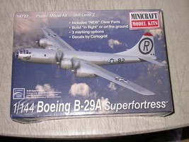 Minicraft Boeing B-29A Superfortress &quot;Enola Gay&quot; 1/144 Scale Model - 147... - £15.97 GBP