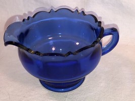 Cobalt Blue Mt Pleasant Creamer Depression Glass Mint Lot Y - £15.92 GBP