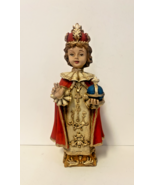 Infant Jesus of Prague Small Hand Painted  5&quot; &quot; Statue, New from Colombi... - $639.15 MXN