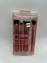 Real Techniques Face Base Makeup Brush Kit Buff 4pc Contour Setting Powd... - $170.92 MXN