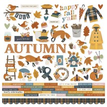Simple Stories Cardstock Stickers 12&quot;X12&quot;-Acorn Lane AL21001 - $17.56