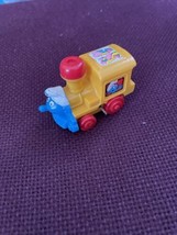 Smurfs Toy Train Wind Up 1982 Vintage Yellow and Red with Smurf Head - £8.01 GBP