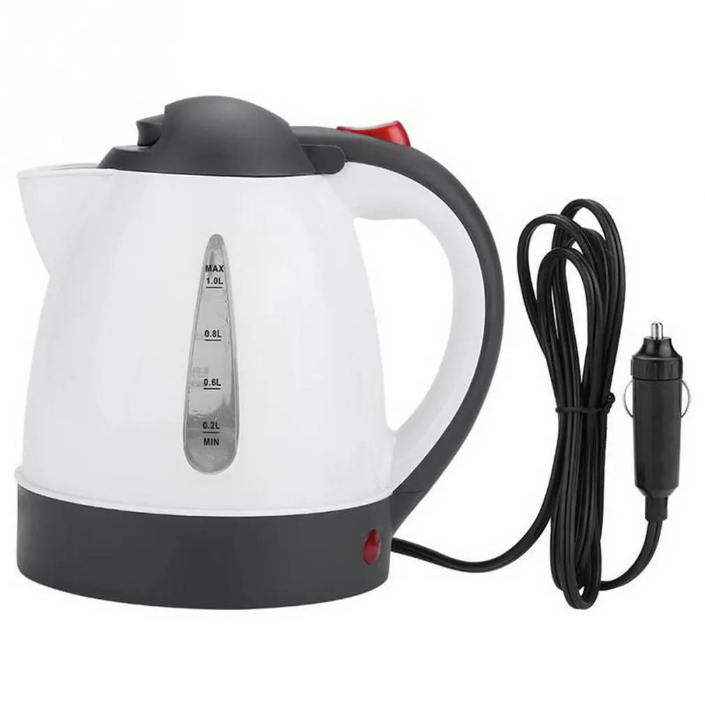1000ML Car Electric Kettle Stainless Steel Insulation Anti-Scald Car Travel - £25.33 GBP+