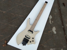 Right Handed Headless Electric Guitar,Fan Fretted Maple Fingerboard  S303 - £202.18 GBP