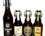 4 Fuchschen Schlussel Schumacher Bolten Altbier EMPTY lidded Beer Bottles - $19.50