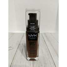 NYX Can&#39;t Stop Won&#39;t Stop Full Coverage Foundation Makeup Chestnut 1 oz - £5.46 GBP