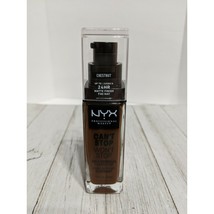 NYX Can&#39;t Stop Won&#39;t Stop Full Coverage Foundation Makeup Chestnut 1 oz - £5.21 GBP