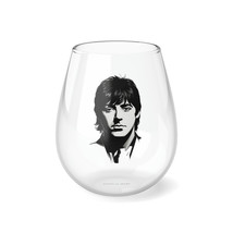 Personalized Stemless Wine Glass 11.75oz Beatles inspired Paul McCartney Portrai - £19.04 GBP