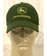 John Deere Green Embroidered Owner&#39;s Edition Strapback Trucker Farm Hat Cap - £7.81 GBP