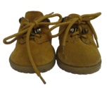 Build A Bear Workshop Work Boots Suede Look - $9.89