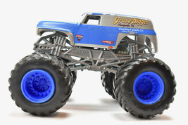 Hot Wheels Monster Jam GRAVE DIGGER 1:64 Light Blue Rims Truck HTF #45  - $11.83