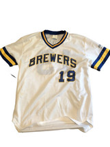 Robin Yount #19 Milwaukee Brewers 1970 Replica Jersey SGA Adult M - £11.00 GBP