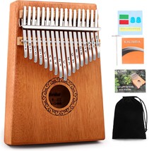 Kalimba Thumb Piano,YUNDIE Portable 17 Keys Mbira Finger Piano with Tune... - £31.49 GBP