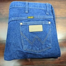 Wrangler 936 Jeans Mens 38x30 Actual 39x28 Cowboy Cut Blue Denim Pants - $33.59