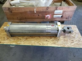 Pair of Atlas 6&quot; Bore x 24&quot; Stroke Stainless Steel Hydraulic Cylinder&#39;s - £8,037.16 GBP