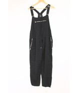 Aritzia Wilfred Free M Valletta Black Cropped Lyocell Twill Overalls - £32.26 GBP