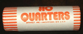 1970-D Uncirculated Washington Quarter Roll - £55.02 GBP