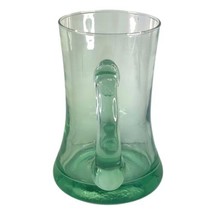 Albi Glass Pitcher 7” Spain Green Recycled Round Handle Eco Vintage - £36.59 GBP