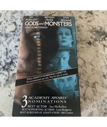 Gods and Monsters (VHS, 1999) Rare Good - $233.90 MXN