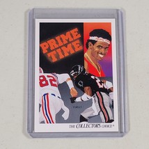 Deion Sanders Card #85 Prime Time Football NM 1991 Upper Deck Collectors Choice  - £7.13 GBP