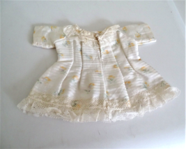 Antique French Silk Wide Waist Dress For Small-Medium Size Bebe Doll - $68.99