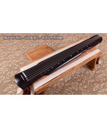 Guqin Fuxi style black 7 strings Handmade Pure raw lacquer Chinese strin... - €310,04 EUR