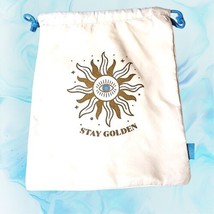 IPSY Glam Bag Plus July 2021 Drawstring Makeup Pouch 10”x8” Stay Golden NWOT - £13.45 GBP