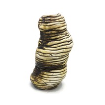 Modern Ceramic Sculptural Vase Handmade Textured Organic Shape In Brown ... - £51.39 GBP