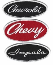 CHEVROLET CHEVY IMPALA SEW/IRON PATCH EMBROIDERED SS LOWRIDER SS - £11.66 GBP
