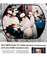 1956 RCA Color TV Advertisement Television New York Hospital Surgery DWWW13 - €25,70 EUR