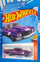 Hot Wheels 2024 HW Hot Trucks #132 &#39;71 El Camino Purple w/ MC5s - $3.00
