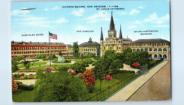 Jackson Square St Louis Cathedral New Orleans Louisiana Postcard Posted - £5.41 GBP