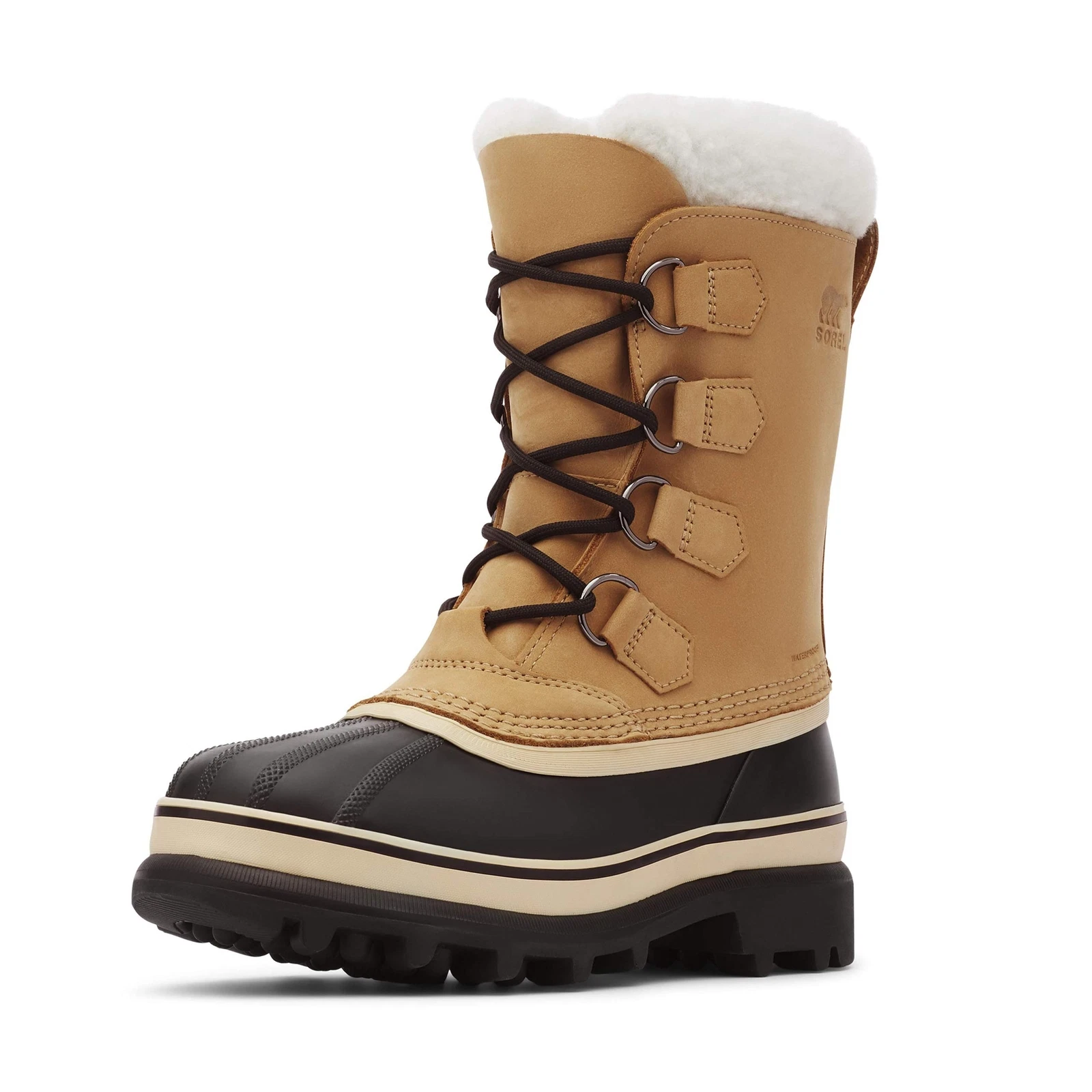Sorel Women s Caribou Waterproof Insulated Winter Boots, Buff Size 9 - $50.00