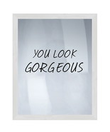 PTM You Look GorgeousFramed Wall Art on Glass Nordstrom Wife Girlfriend ... - £61.05 GBP