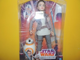 Star Wars Forces of Destiny Rey of Jakku with BB8 action Figure Brand New - £13.92 GBP