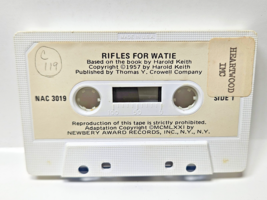 Cassette TAPE ONLY Rifles for Watie Newbery Award NAC 3019 - $3.99