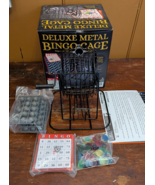 NEW In Box Cardinal Classic Deluxe Metal Bingo Cage Set COMPLETE - $14.49