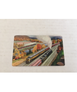 Pennsylvania railroad 1951 plastic pocket calendar - €17,15 EUR